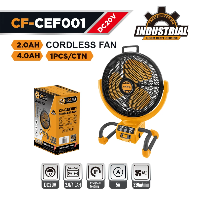 Industrial Cordless Fan factory