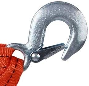 Tow Strap With Safety Hooks